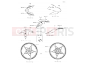 KAWASAKI 2019 Decals(Red)(BJF)