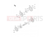 KAWASAKI 2001 Gear Change Drum/Shift Fork(s)