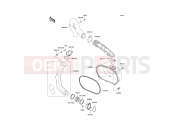 KAWASAKI 2004 Converter Cover/Drive Belt