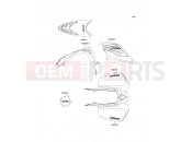 KAWASAKI 2005 Decals(Orange)(AS)