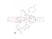 KAWASAKI KFX400 (KSF400A6F) Footrests