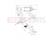 KAWASAKI 2011 Decals(White)(EU)