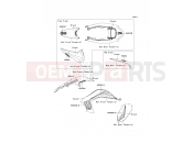 KAWASAKI 2011 Decals(Black)