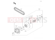 KAWASAKI 2017 Driven Converter/Drive Belt