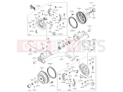 KAWASAKI 2017 Rear Hubs/Brakes