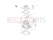 KAWASAKI MULE 500 (KAF300-B2) Cylinder Head