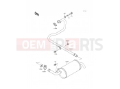 KAWASAKI MULE 500 (KAF300-B2) Muffler(s)