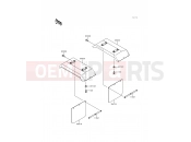 KAWASAKI MULE 500 (KAF300-B2) Rear Fender(s)