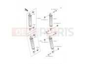 KAWASAKI MULE 500 (KAF300-B2) Shock Absorber(s)