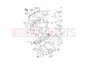 KAWASAKI MULE 600 (KAF400-B1) Frame Fittings(Front)