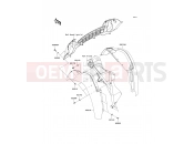 KAWASAKI MULE 600 (KAF400-B1) Front Fender(s)