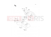 KAWASAKI MULE 600 (KAF400-B1) Rear Fender(s)