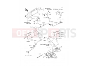 KAWASAKI MULE 600 (KAF400-B1) Front Brake Piping