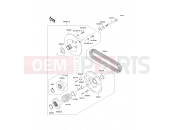 KAWASAKI MULE 600 (KAF400BAF) Driven Converter/Drive Belt
