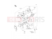 KAWASAKI MULE 600 (KAF400BAF) Starter Motor
