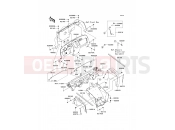 KAWASAKI MULE 600 (KAF400BAF) Frame Fittings(Front)