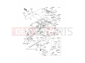 KAWASAKI MULE 600 (KAF400BAF) Frame Fittings(Rear)