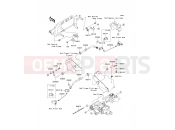 KAWASAKI MULE 600 (KAF400BAF) Front Brake Piping