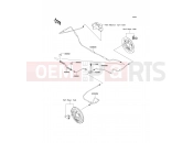 KAWASAKI MULE 600 (KAF400BCF) Rear Brake Piping