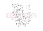 KAWASAKI 2009 Frame Fittings(Front)