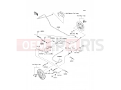KAWASAKI 2009 Rear Brake Piping