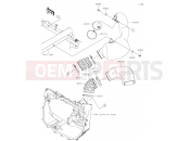 KAWASAKI MULE PRO-DX (KAF1000EKF) Air Cleaner-Belt Converter