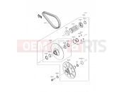 KAWASAKI MULE PRO-DXT (KAF1000CHF) Driven Converter/Drive Belt