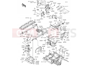 KAWASAKI 2017 Frame Fittings(Rear)