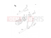 KAWASAKI 2003 Gear Change Drum/Shift Fork(s)