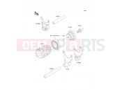 KAWASAKI 2003 Gear Change Drum/Shift Fork(s)