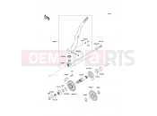 KAWASAKI 2007 Kickstarter Mechanism