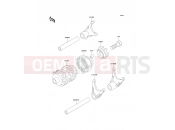 KAWASAKI 2007 Gear Change Drum/Shift Fork(s)