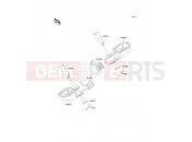KAWASAKI 2008 Footrests