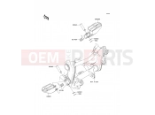 KAWASAKI 2009 Footrests