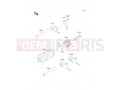 KAWASAKI 2009 Gear Change Drum/Shift Fork(s)