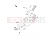 KAWASAKI 2010 Footrests