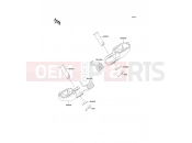 KAWASAKI 2011 Footrests