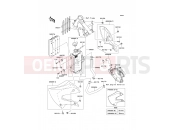 KAWASAKI 2012 Radiator