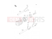 KAWASAKI 2012 Gear Change Drum/Shift Fork(s)