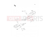 KAWASAKI 2013 Footrests