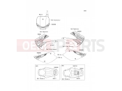 KAWASAKI 2013 Labels(ACF/BCF)
