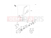 KAWASAKI 2014 Kickstarter Mechanism