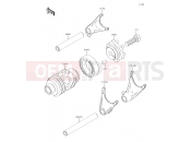 KAWASAKI 2015 Gear Change Drum/Shift Fork(s)