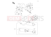KAWASAKI 2017 Muffler(s)