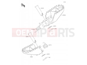 KAWASAKI 2017 Footrests