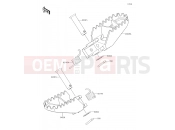 KAWASAKI 2017 Footrests