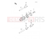 KAWASAKI 1989 Gear Change Drum/Shift Fork(s)
