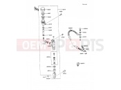 KAWASAKI 1989 Rear Master Cylinder