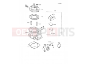 KAWASAKI 1989 Cylinder Head/Cylinder