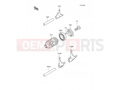 KAWASAKI 1990 Gear Change Drum/Shift Fork(s)
